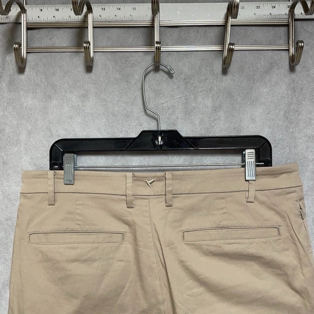 Birddogs Pants Men's 34X28 Beige Performance Chino Golf Tech Active Versatile